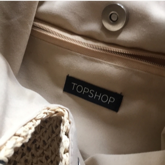 Topshop straw pom-pom purse - Picture 13 of 15